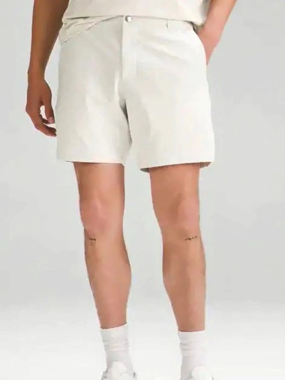 NWT lululemon Commission Short Classic 7" Short in White Size 36